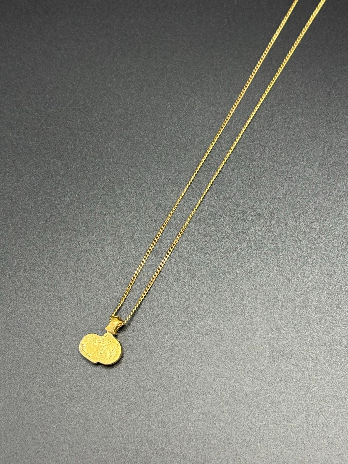 CHRISTIAN DIOR CD Rheinstone Necklace