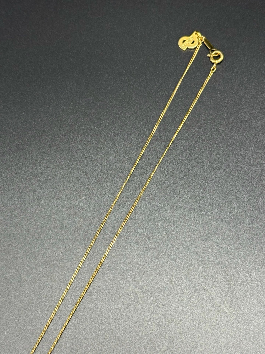 CHRISTIAN DIOR CD Rheinstone Necklace