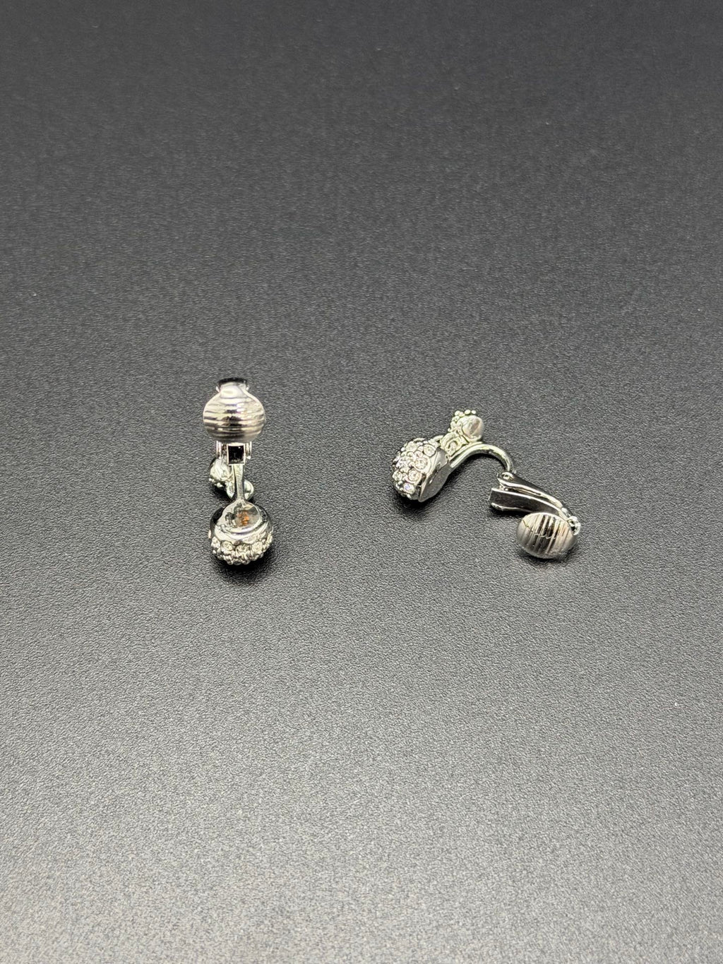 CHRISTIAN DIOR Rheinstone Earring Clips