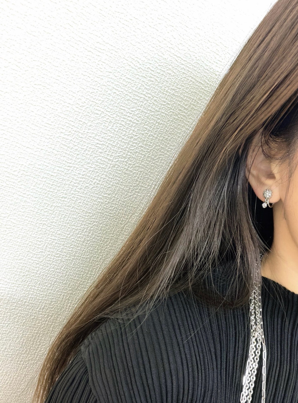 CHRISTIAN DIOR Rheinstone Earring Clips