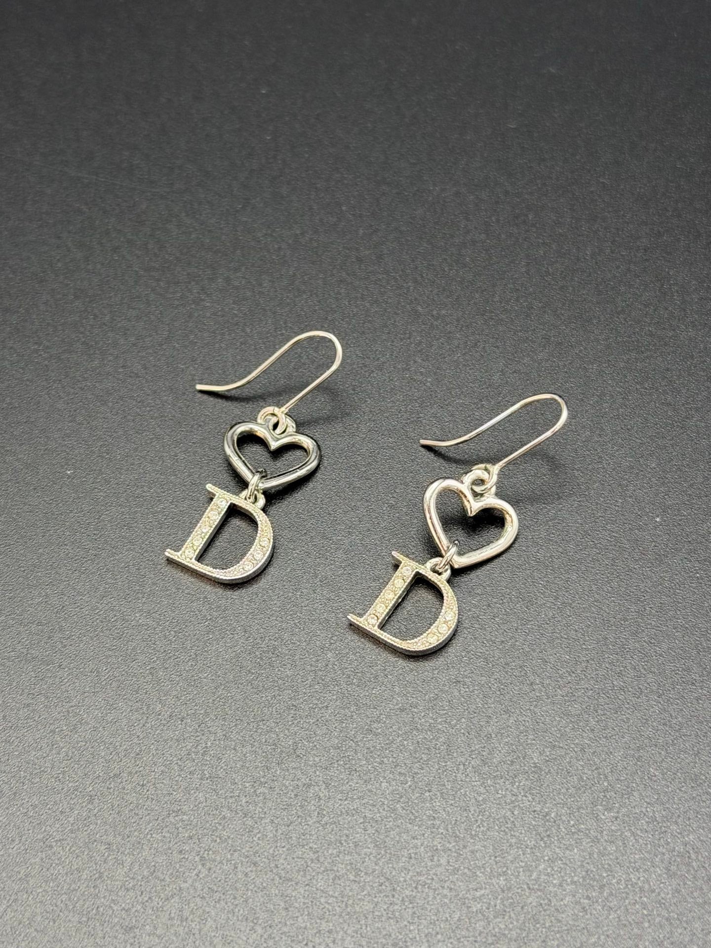 CHRISTIAN DIOR Rhinestone Earrings