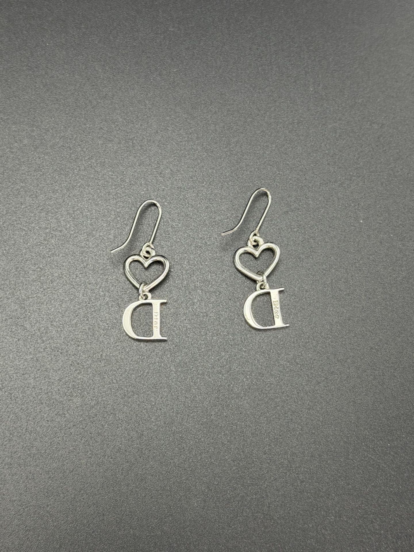 CHRISTIAN DIOR Rhinestone Earrings