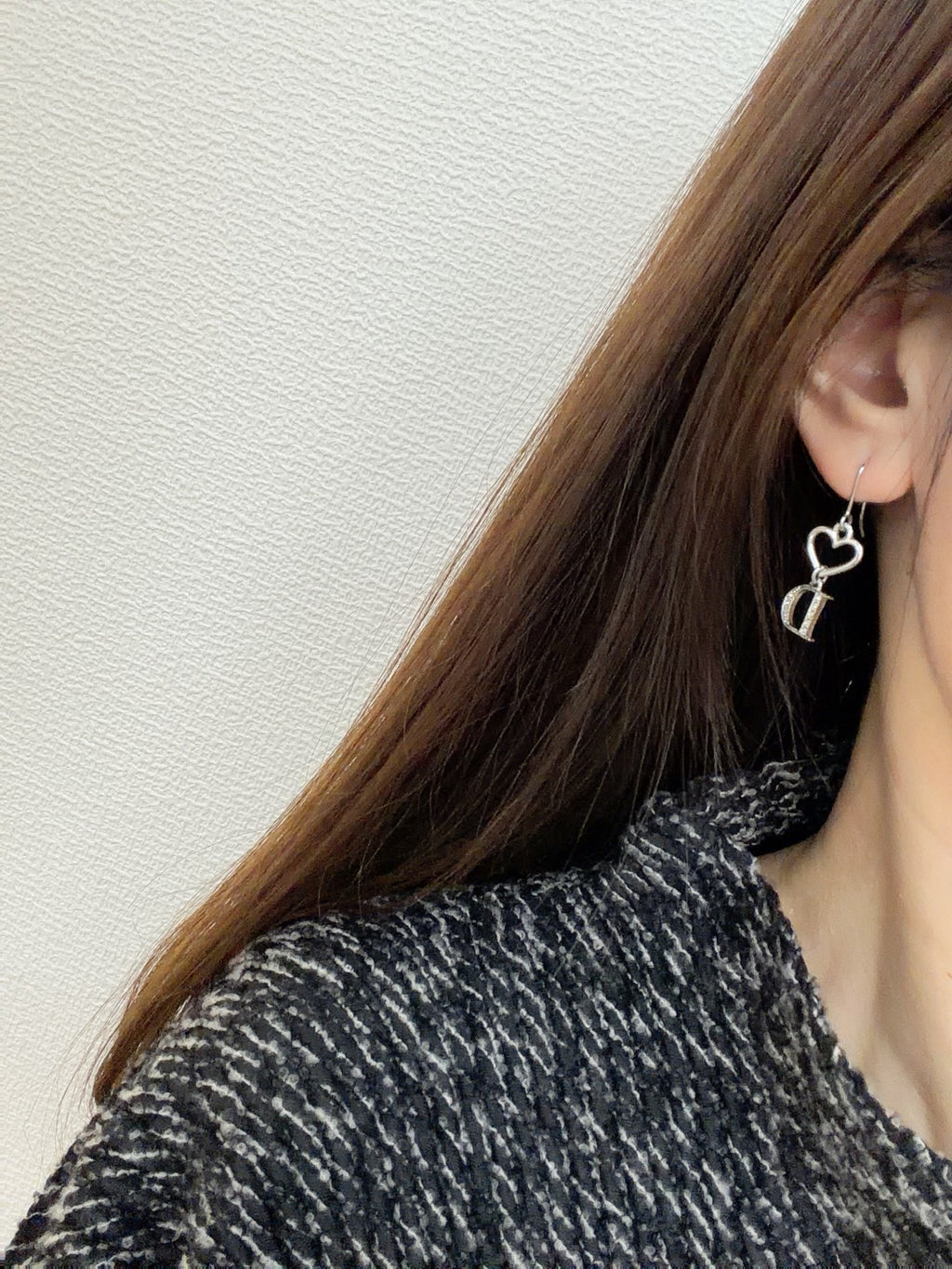 CHRISTIAN DIOR Rhinestone Earrings