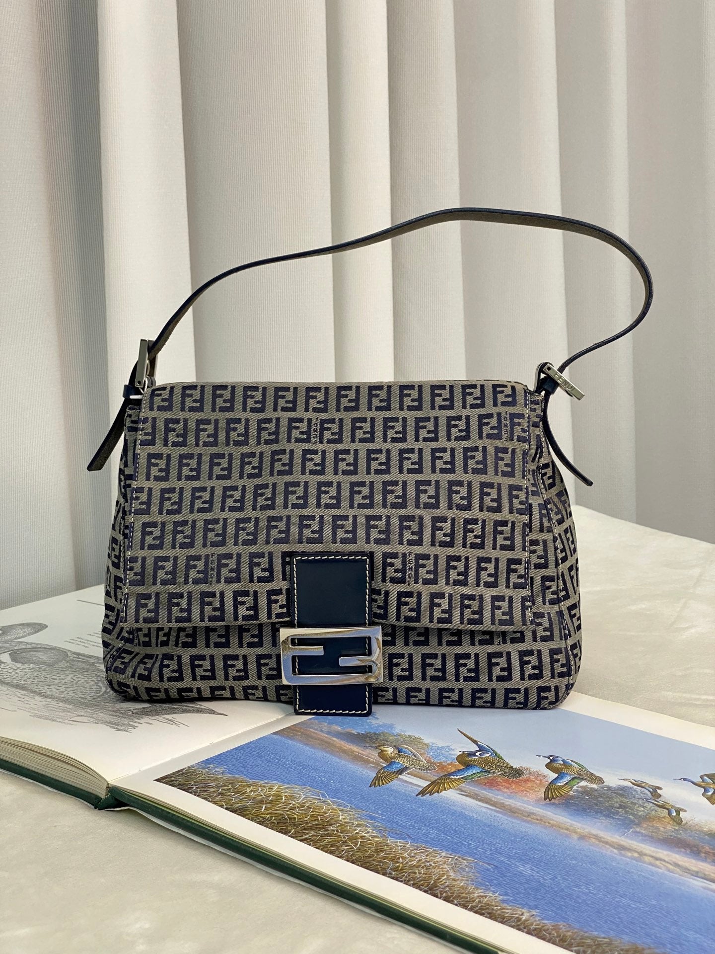 FENDI  Zucchino Hobo Shoulderbag