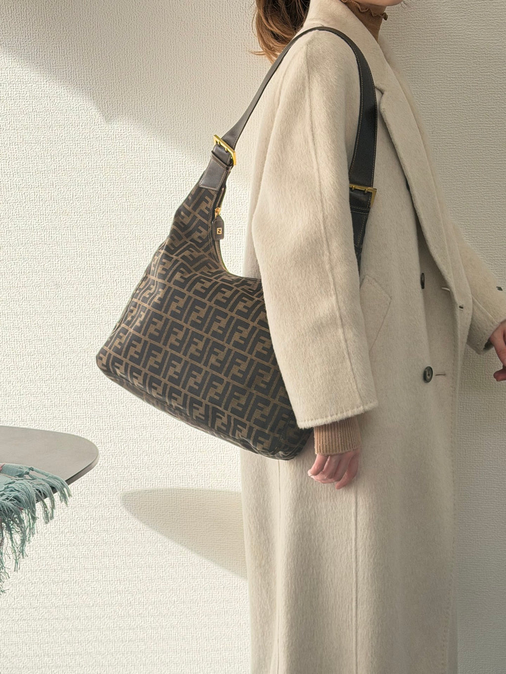 FENDI Zucca Hobo Shoulderbag