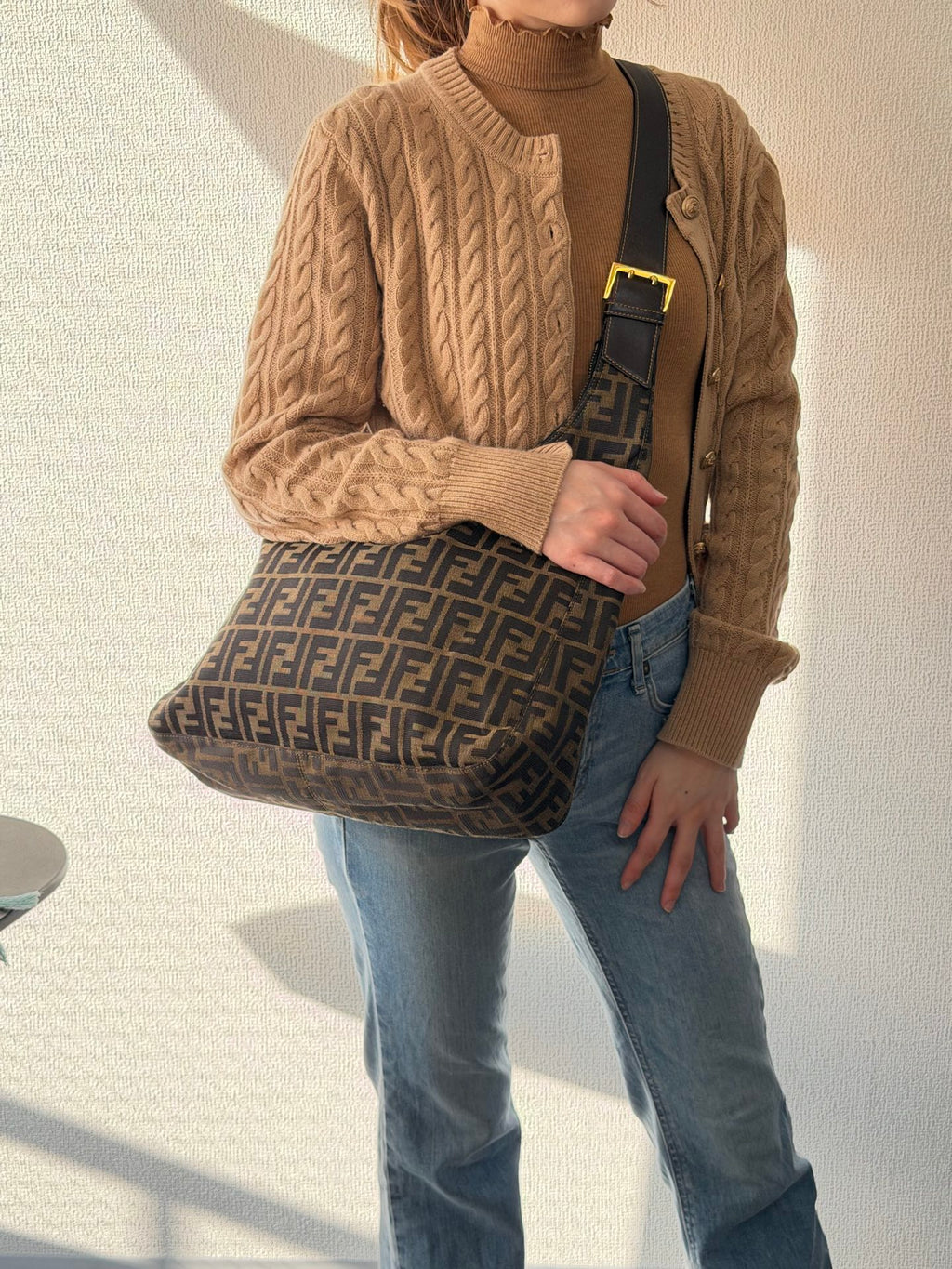 FENDI Zucca Hobo Shoulderbag