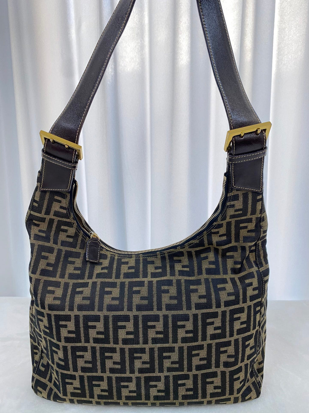 FENDI Zucca Hobo Shoulderbag