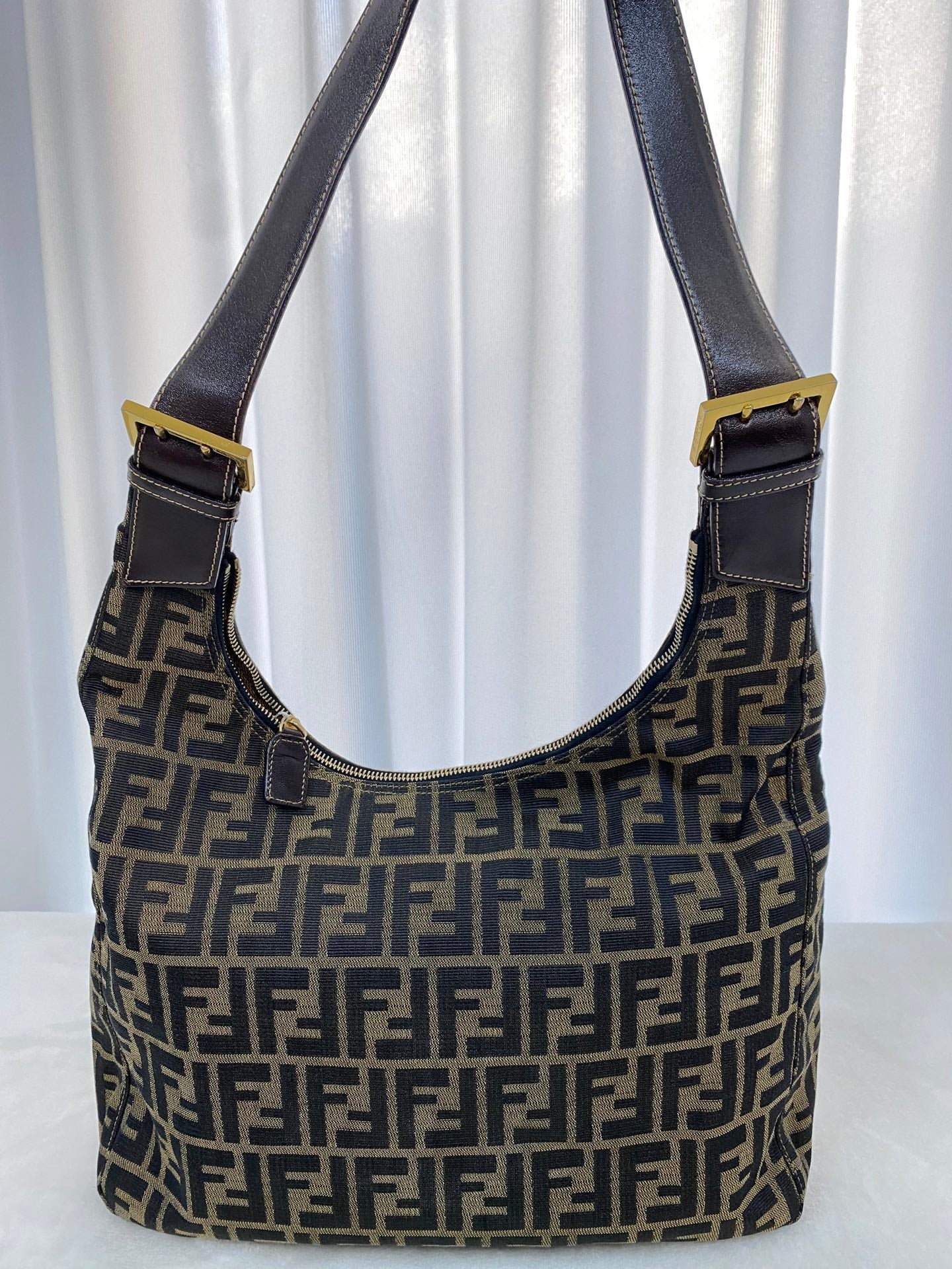 FENDI Zucca Hobo Shoulderbag