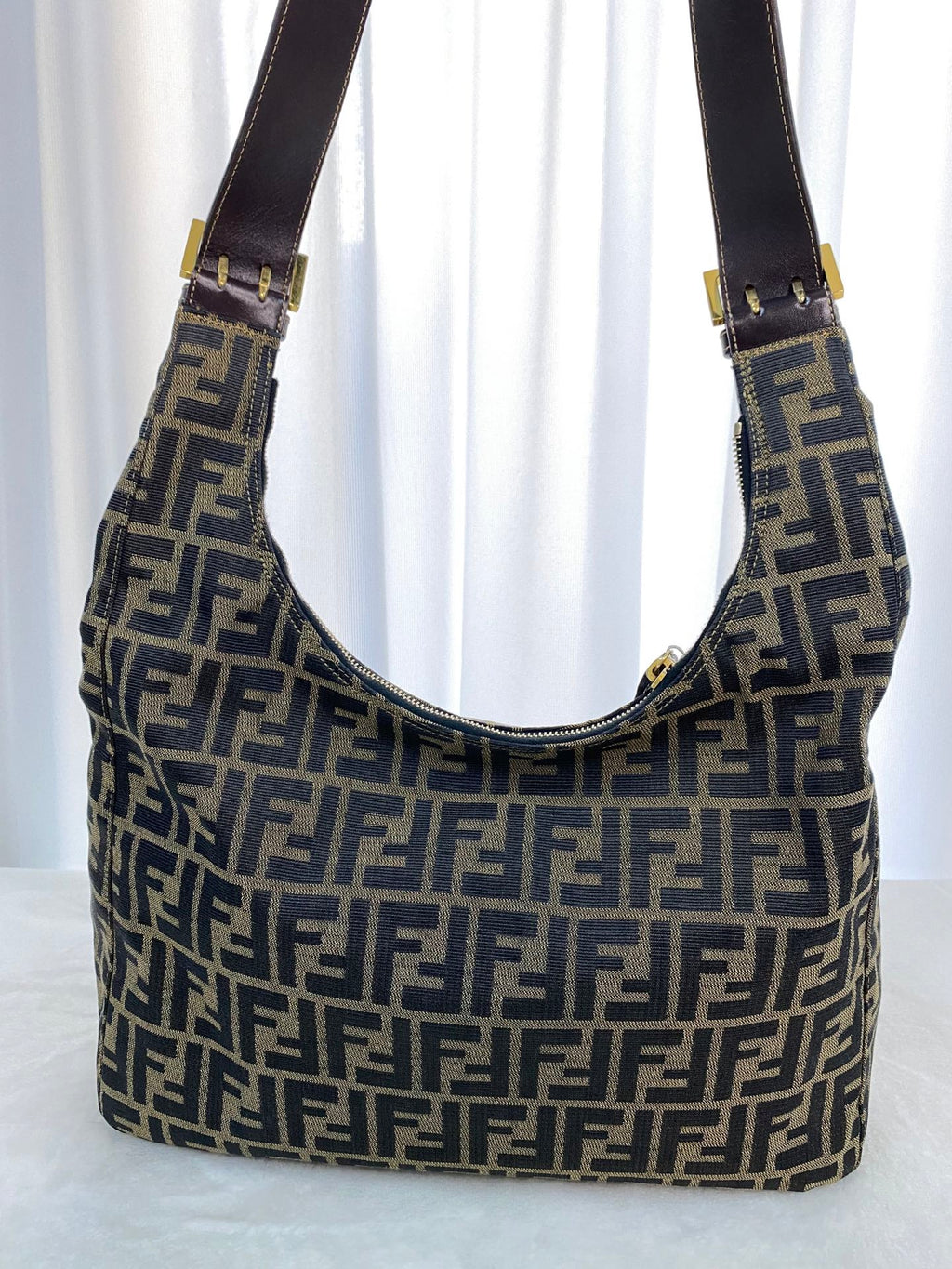 FENDI Zucca Hobo Shoulderbag
