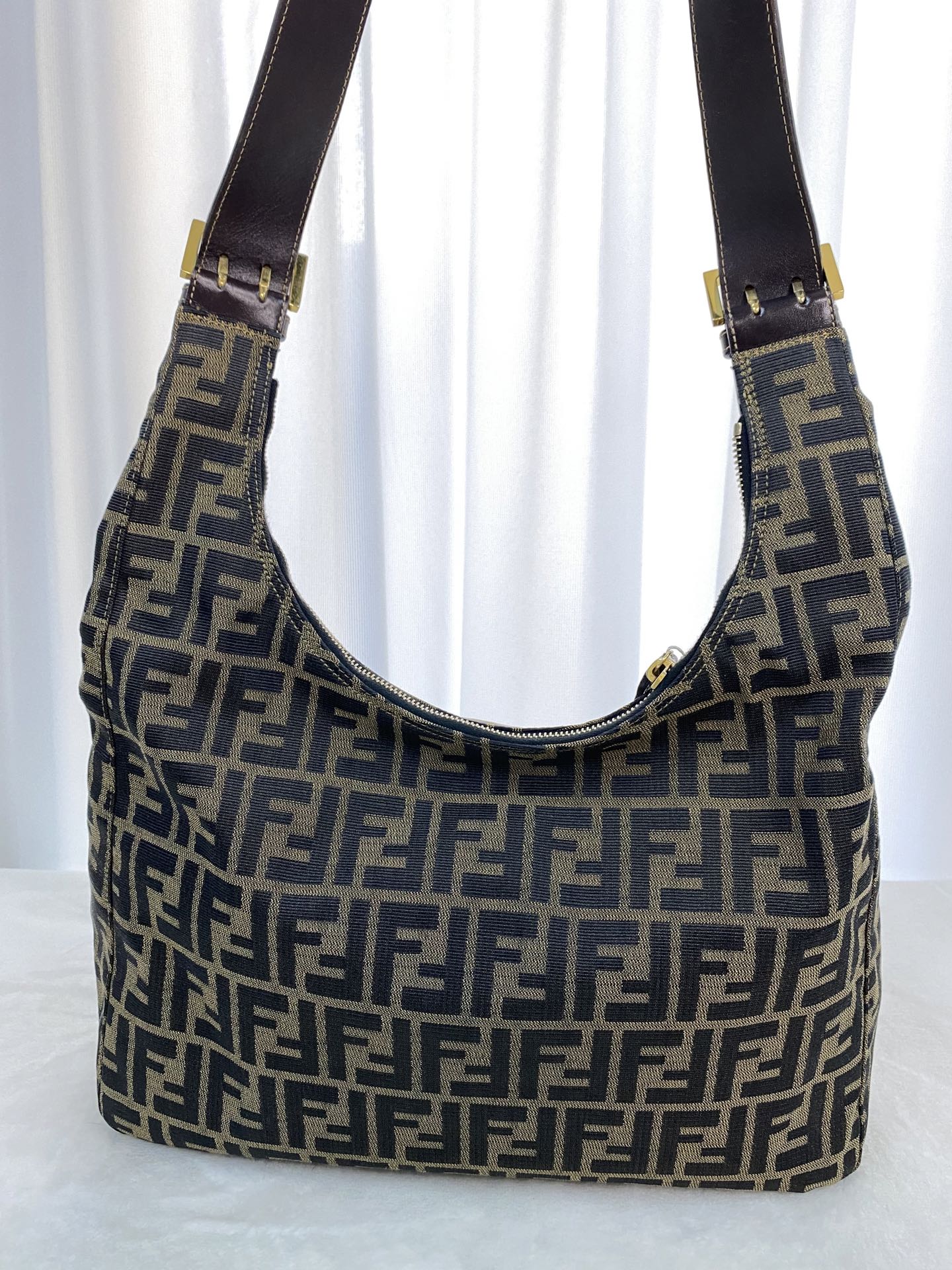 FENDI Zucca Hobo Shoulderbag