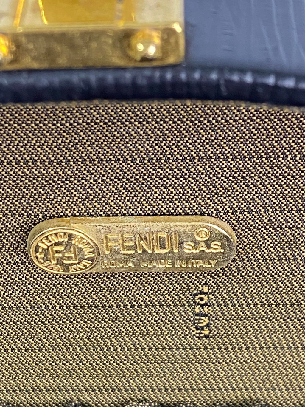 FENDI Hard Shell 2WAY Handbag
