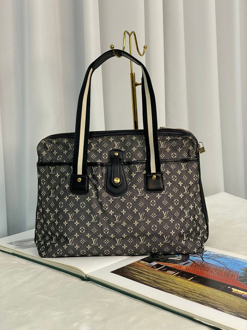 LOUIS VUITTON Denim Monogram Handbag