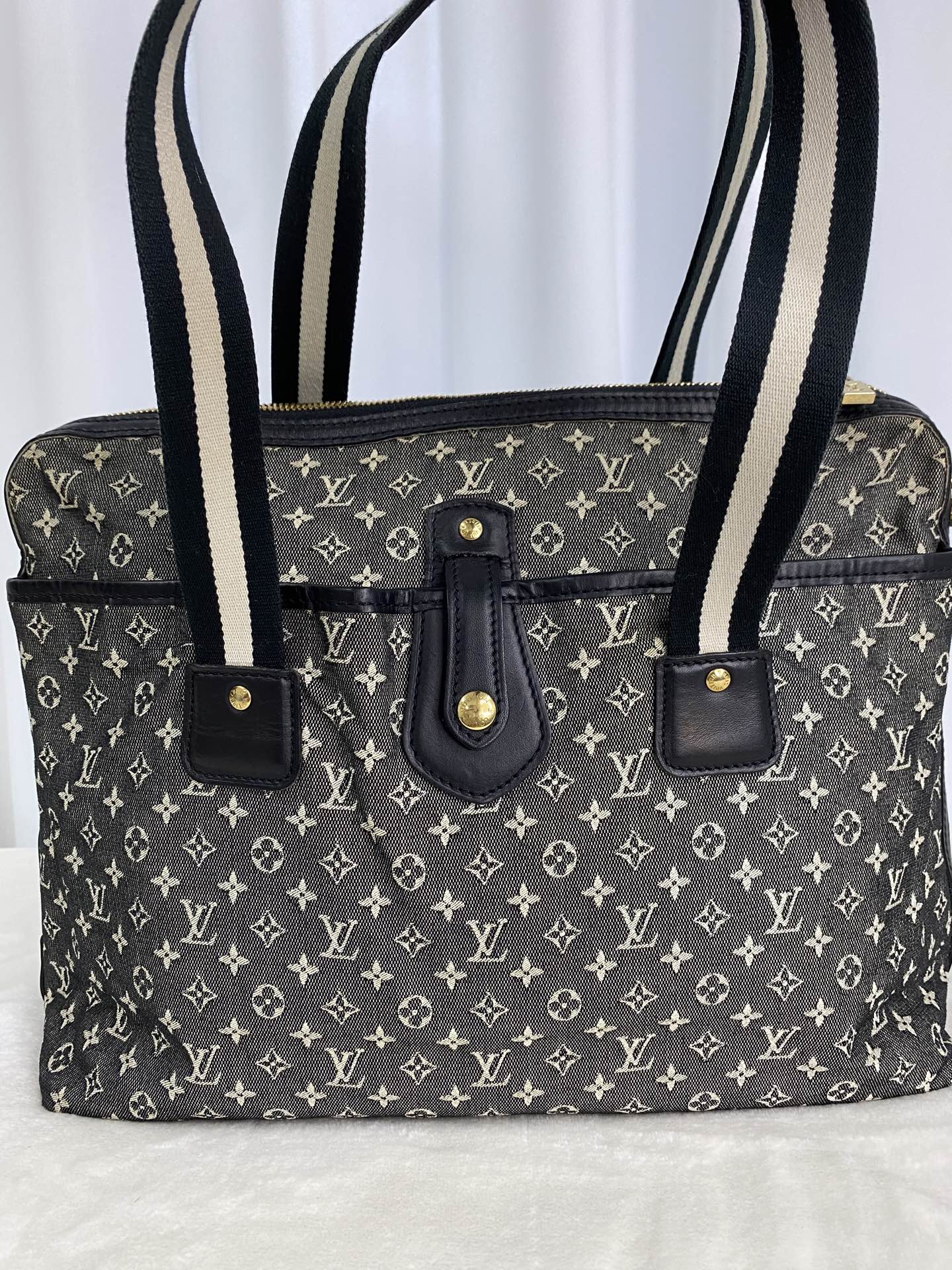 LOUIS VUITTON Denim Monogram Handbag