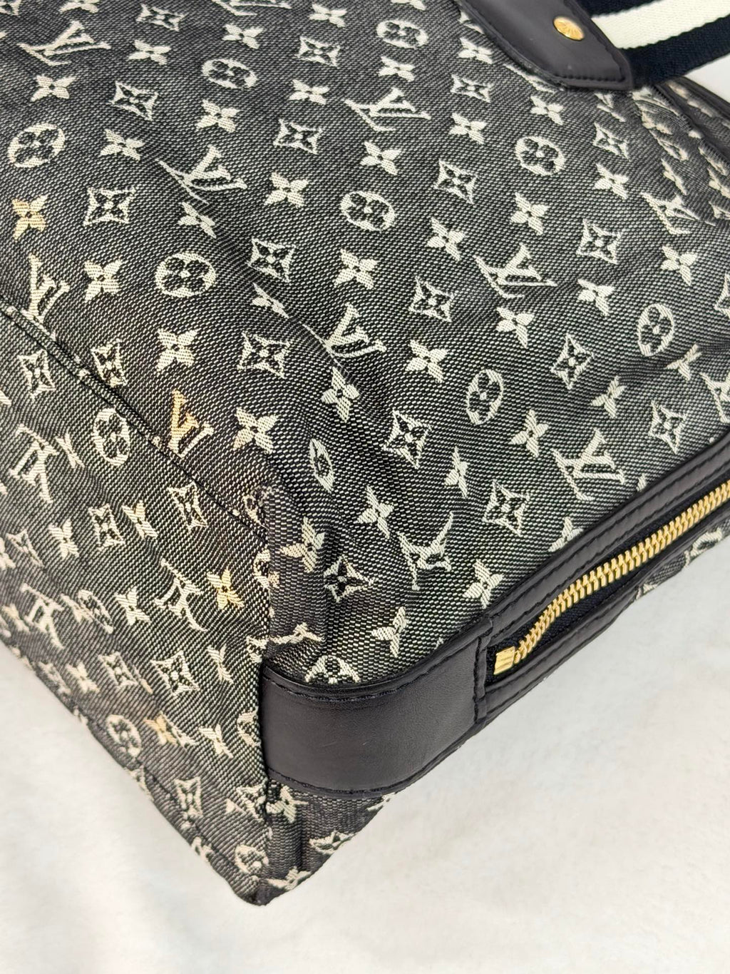 LOUIS VUITTON Denim Monogram Handbag