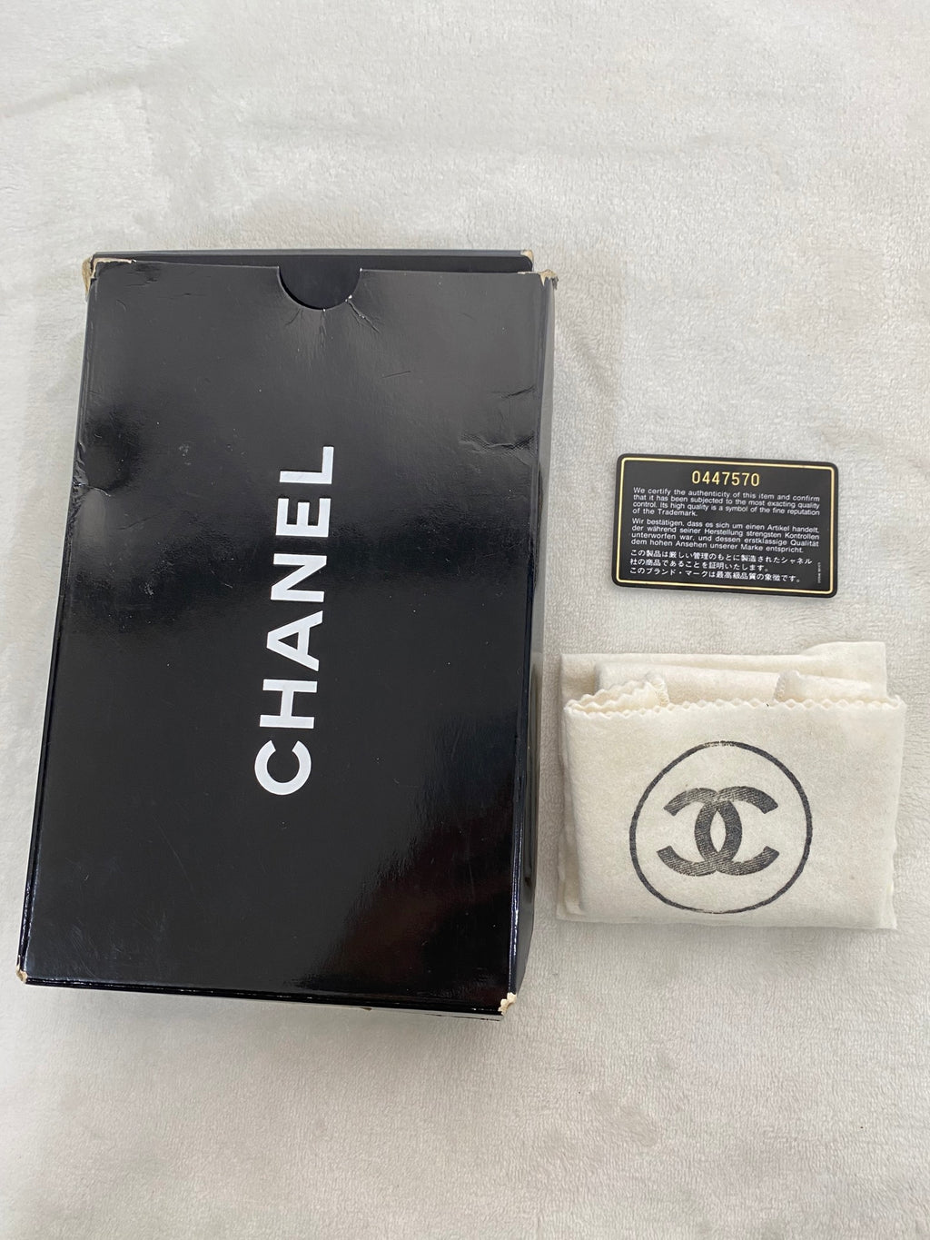 CHANEL Coco-Mark Lizzard Leather Shoulderbag