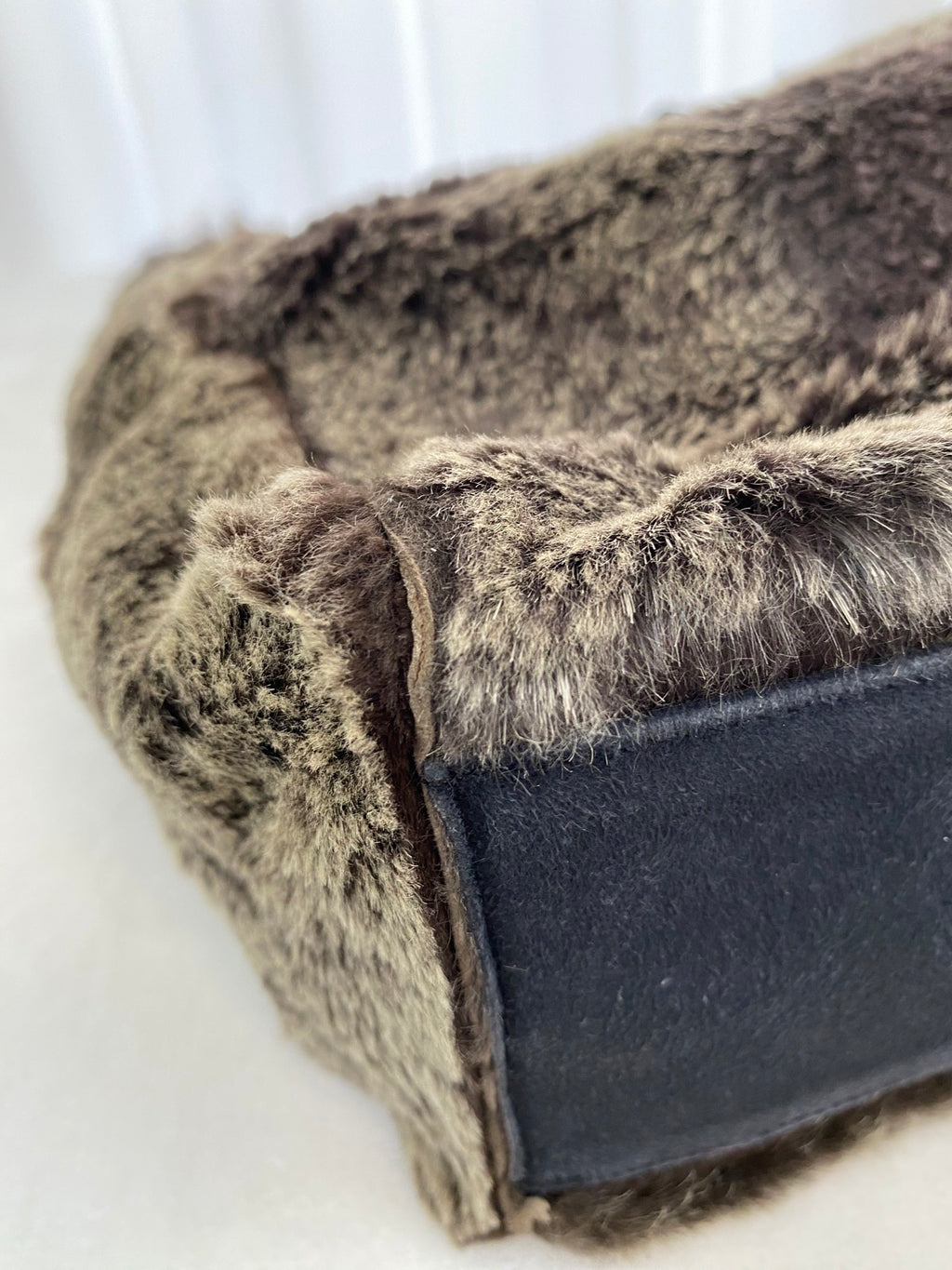CHANEL Fur Tote Handbag