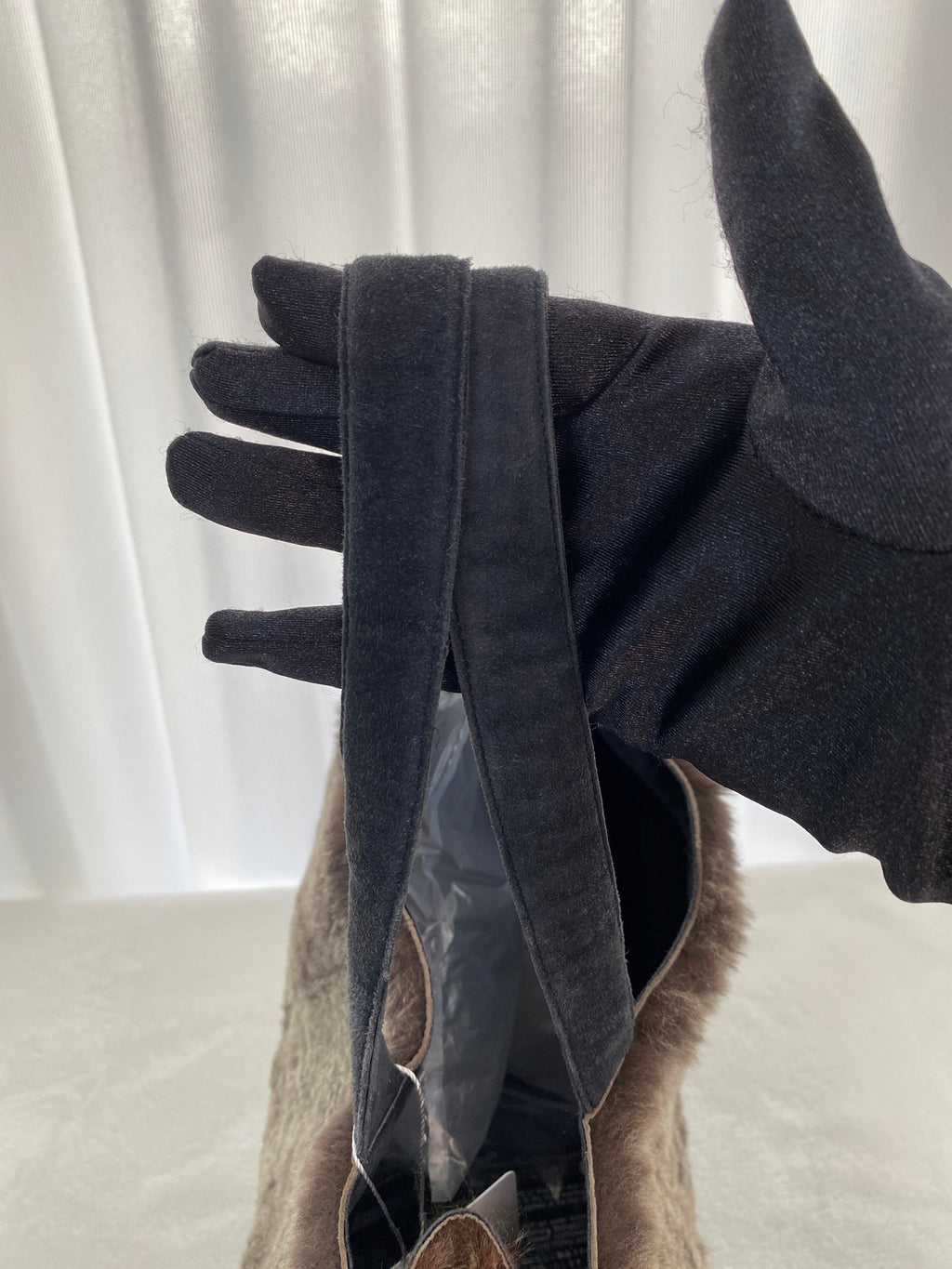CHANEL Fur Tote Handbag