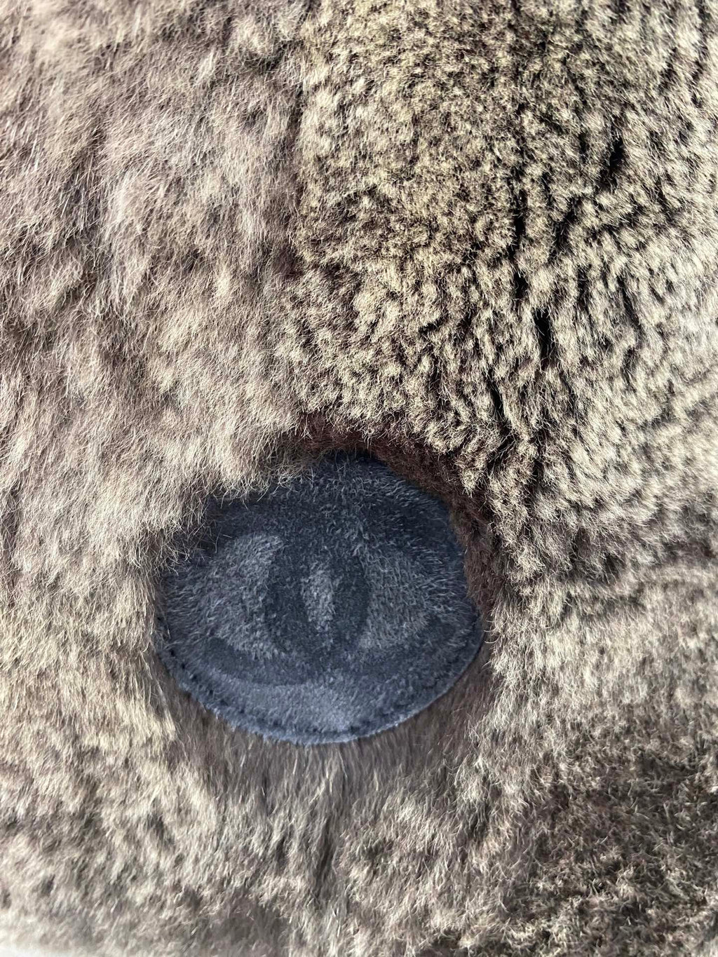 CHANEL Fur Tote Handbag