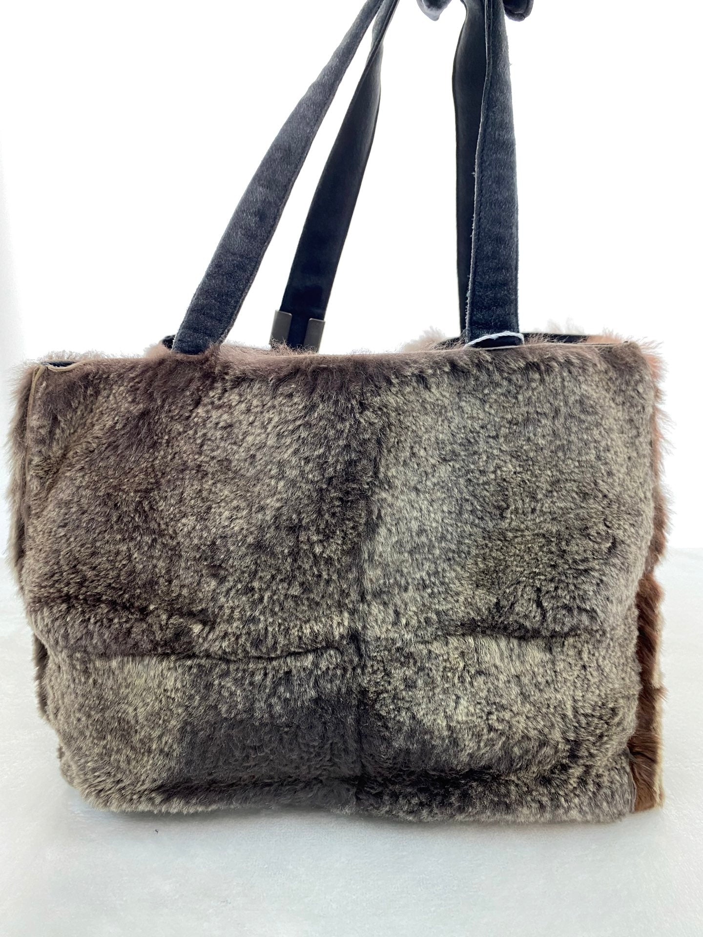 CHANEL Fur Tote Handbag