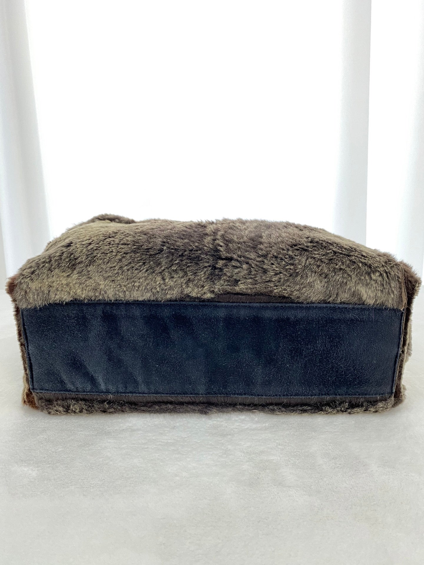 CHANEL Fur Tote Handbag