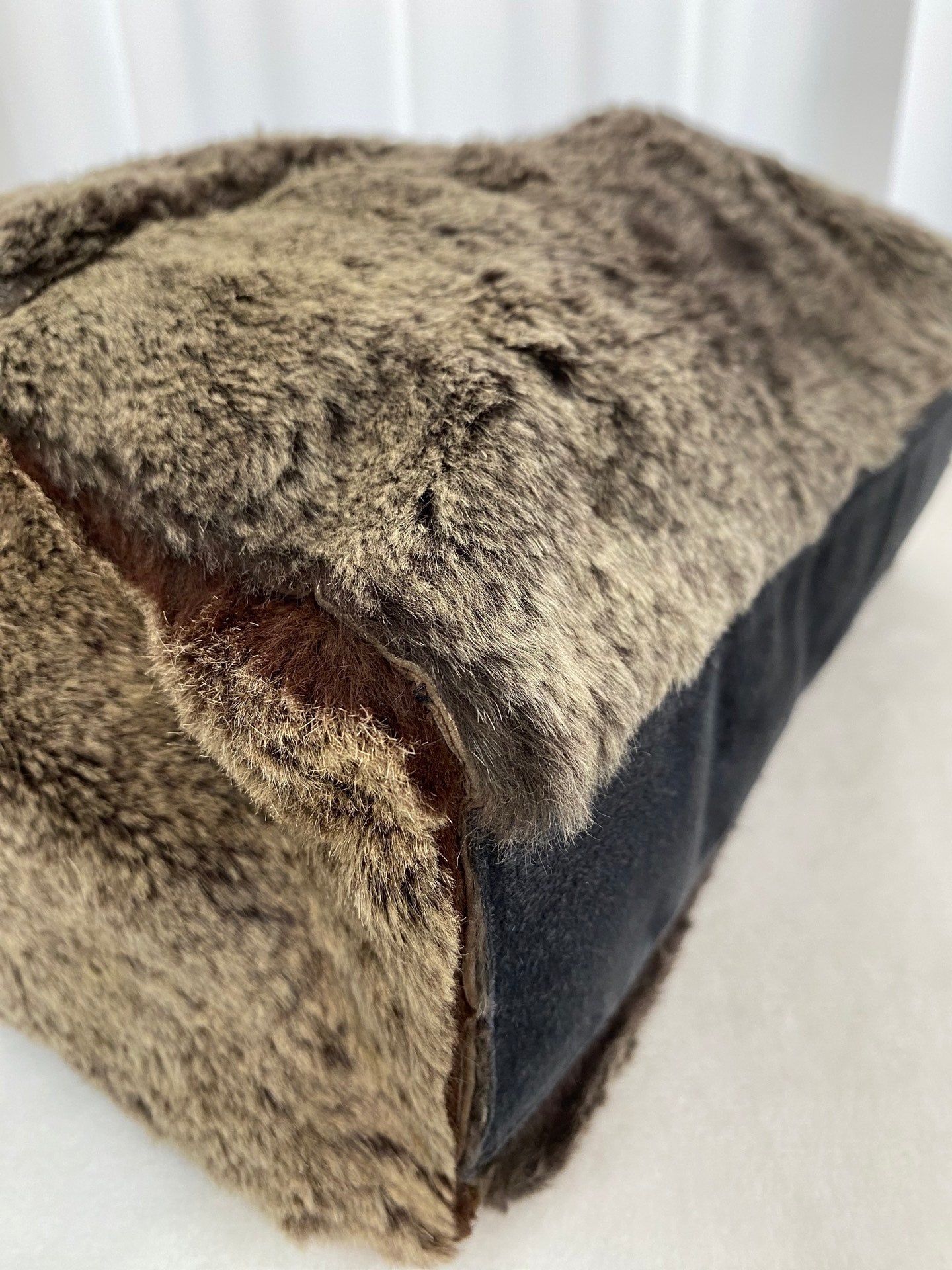 CHANEL Fur Tote Handbag