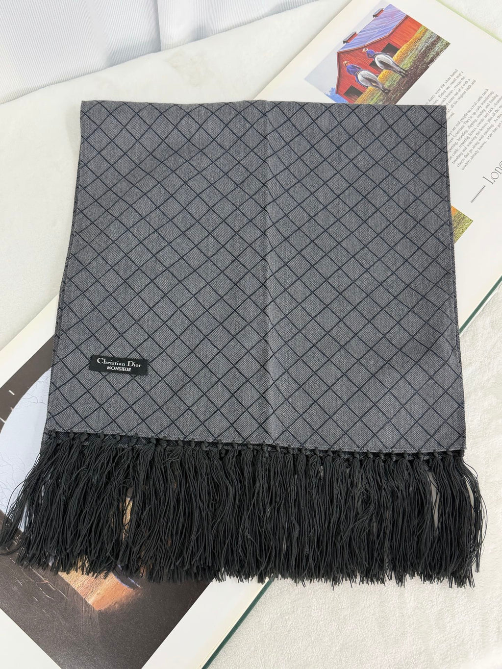 CHRISTIAN DIOR Monsieur  Wool Scarf