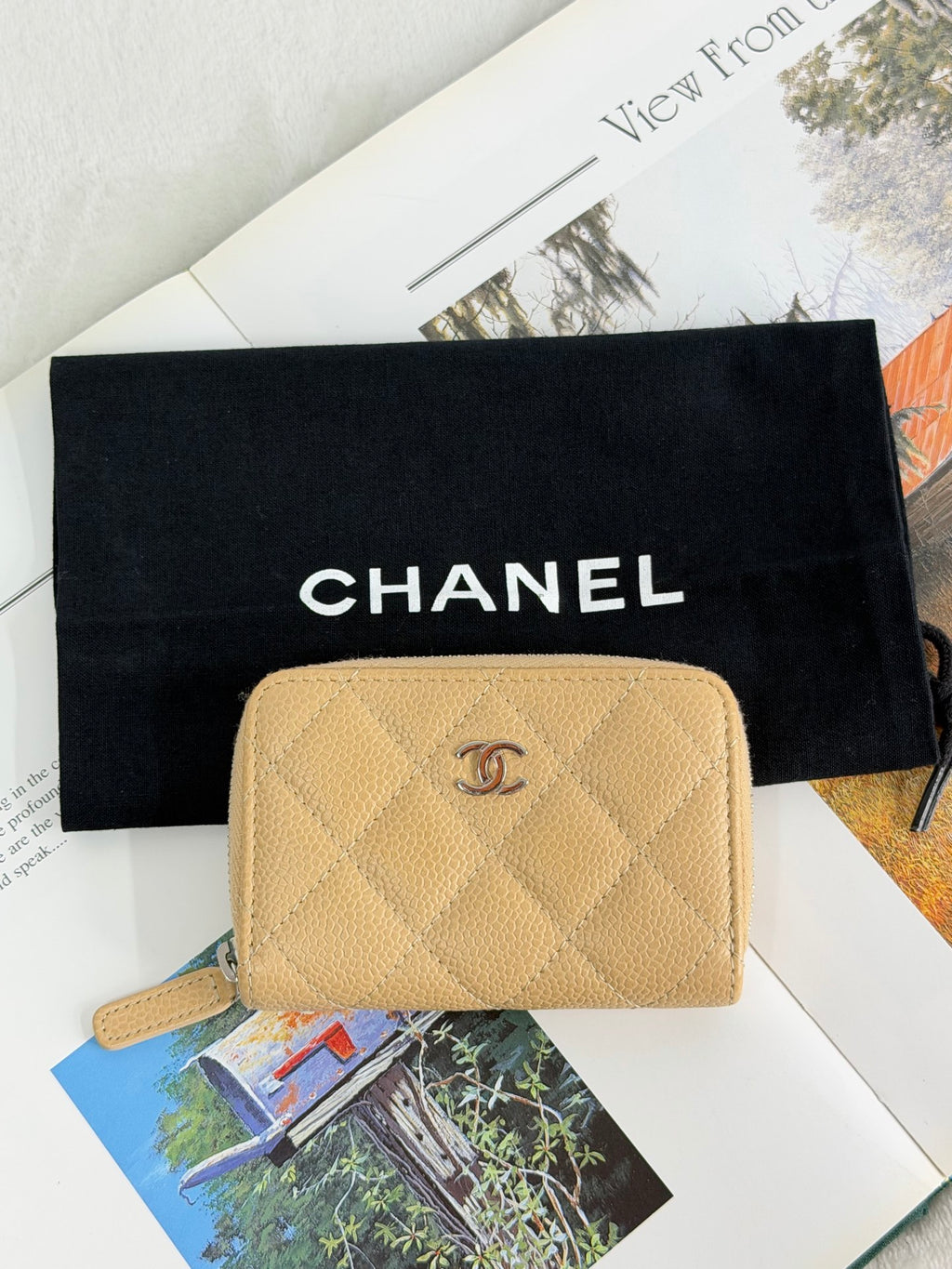 CHANEL Double-C Cavier  Wallet