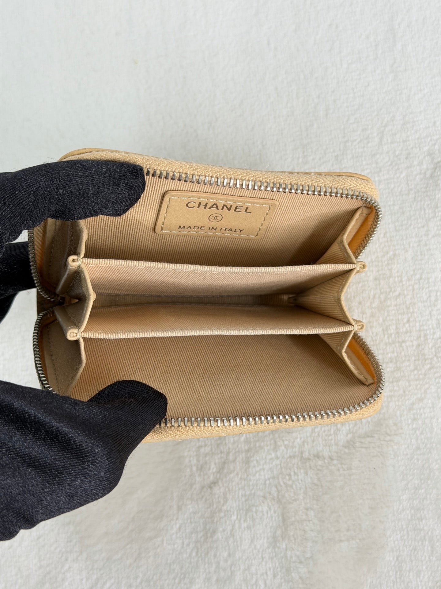 CHANEL Double-C Cavier  Wallet