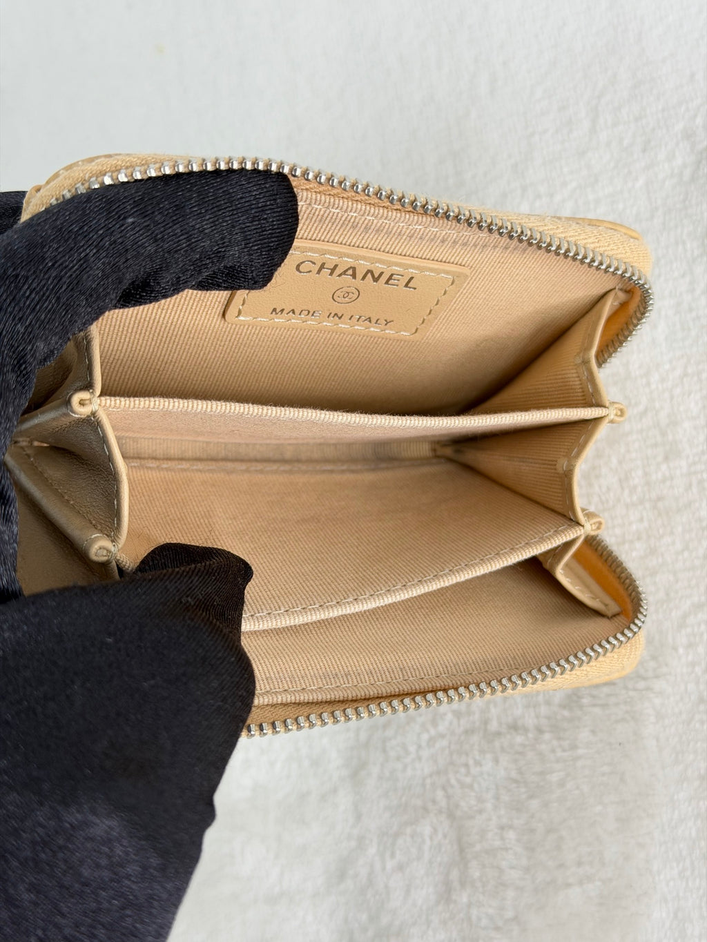 CHANEL Double-C Cavier  Wallet