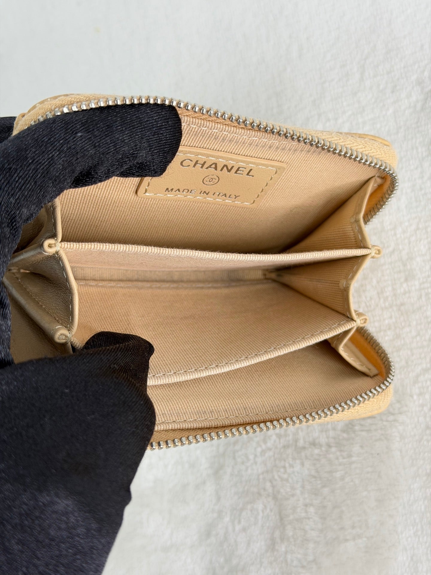 CHANEL Double-C Cavier  Wallet