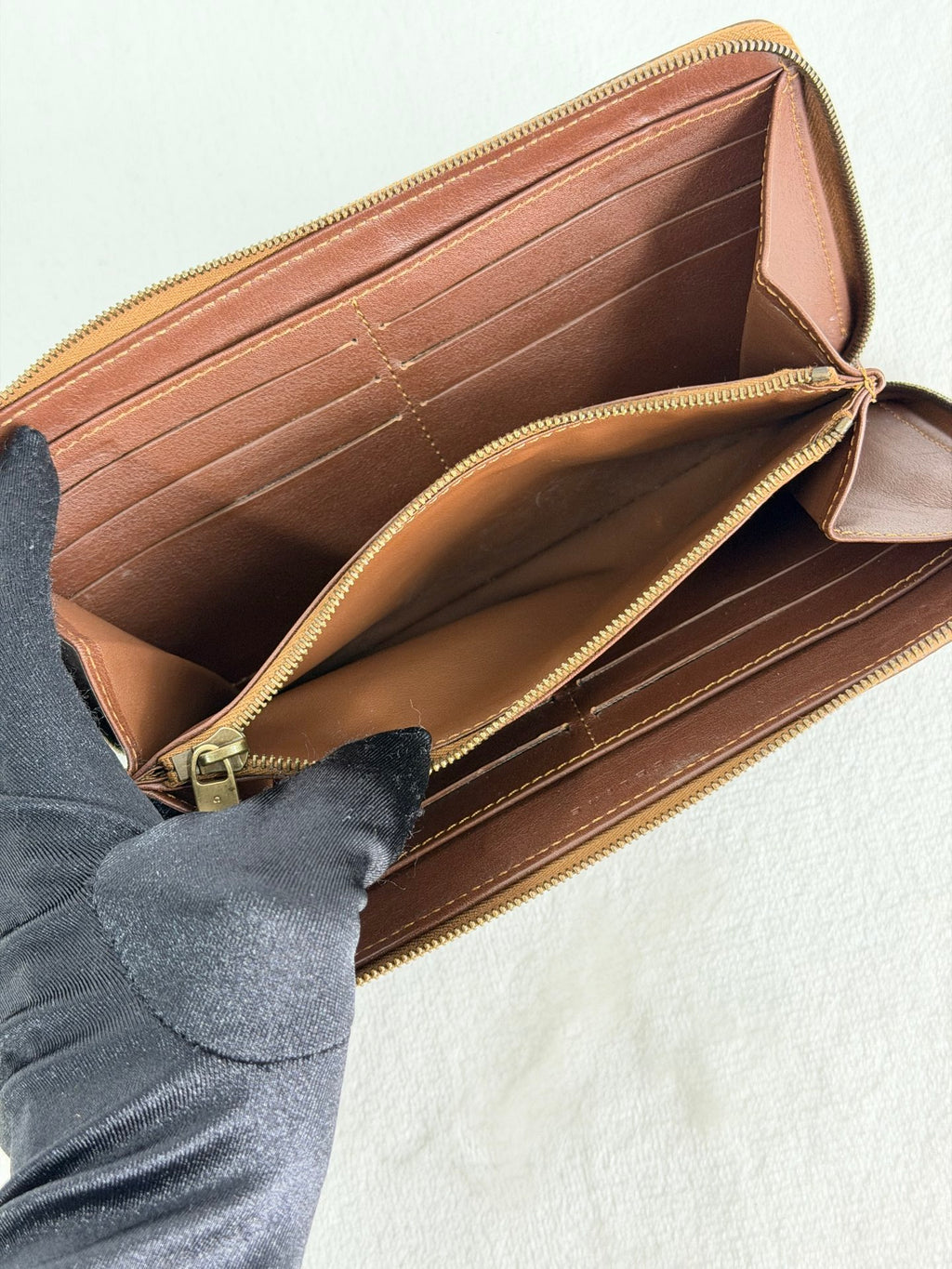 CELINE Macadam Denim Wallet