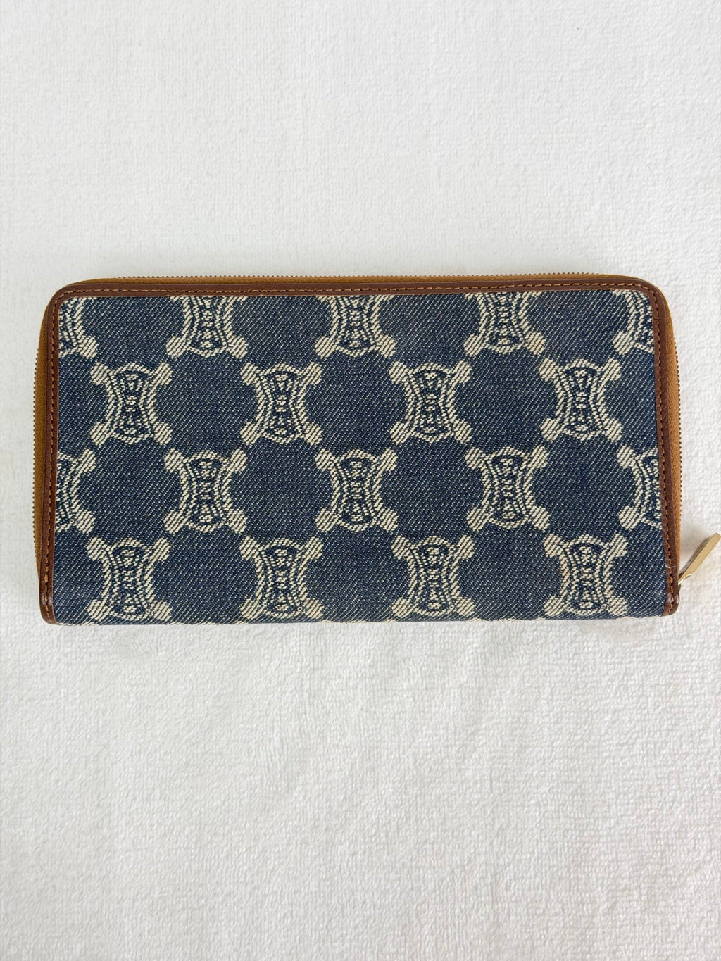 CELINE Macadam Denim Wallet