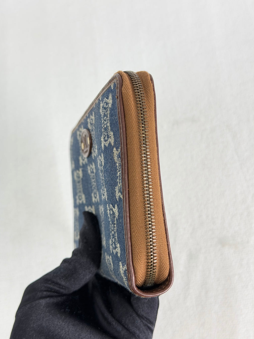 CELINE Macadam Denim Wallet