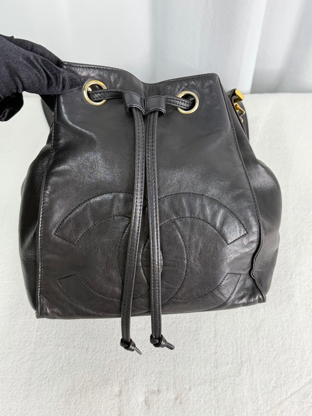 CHANEL Genuine Bucket Shoulderbag
