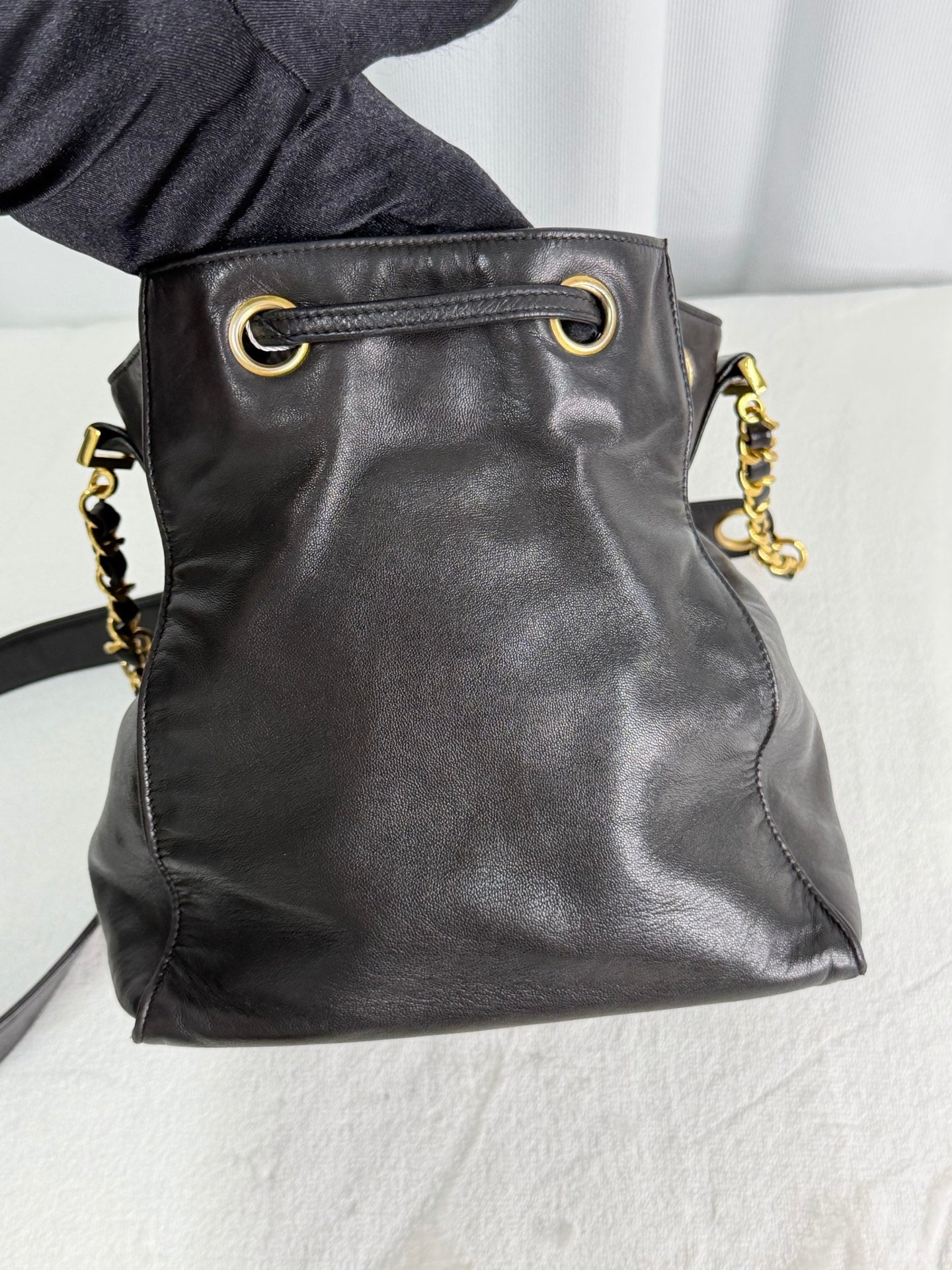 CHANEL Genuine Bucket Shoulderbag