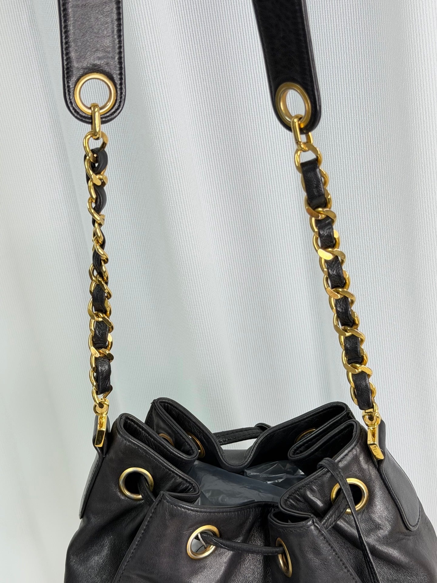 CHANEL Genuine Bucket Shoulderbag