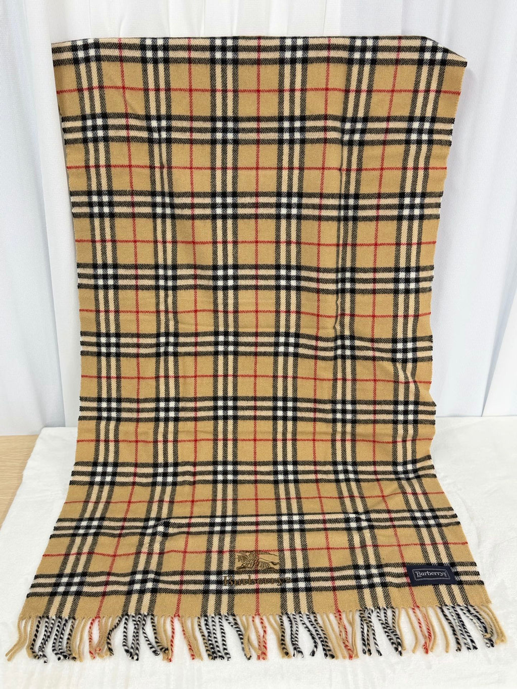 BURBERRY Check Pattern Scarf