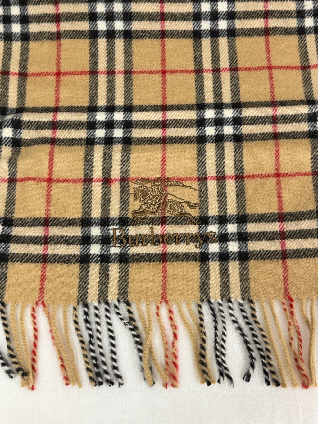 BURBERRY Check Pattern Scarf
