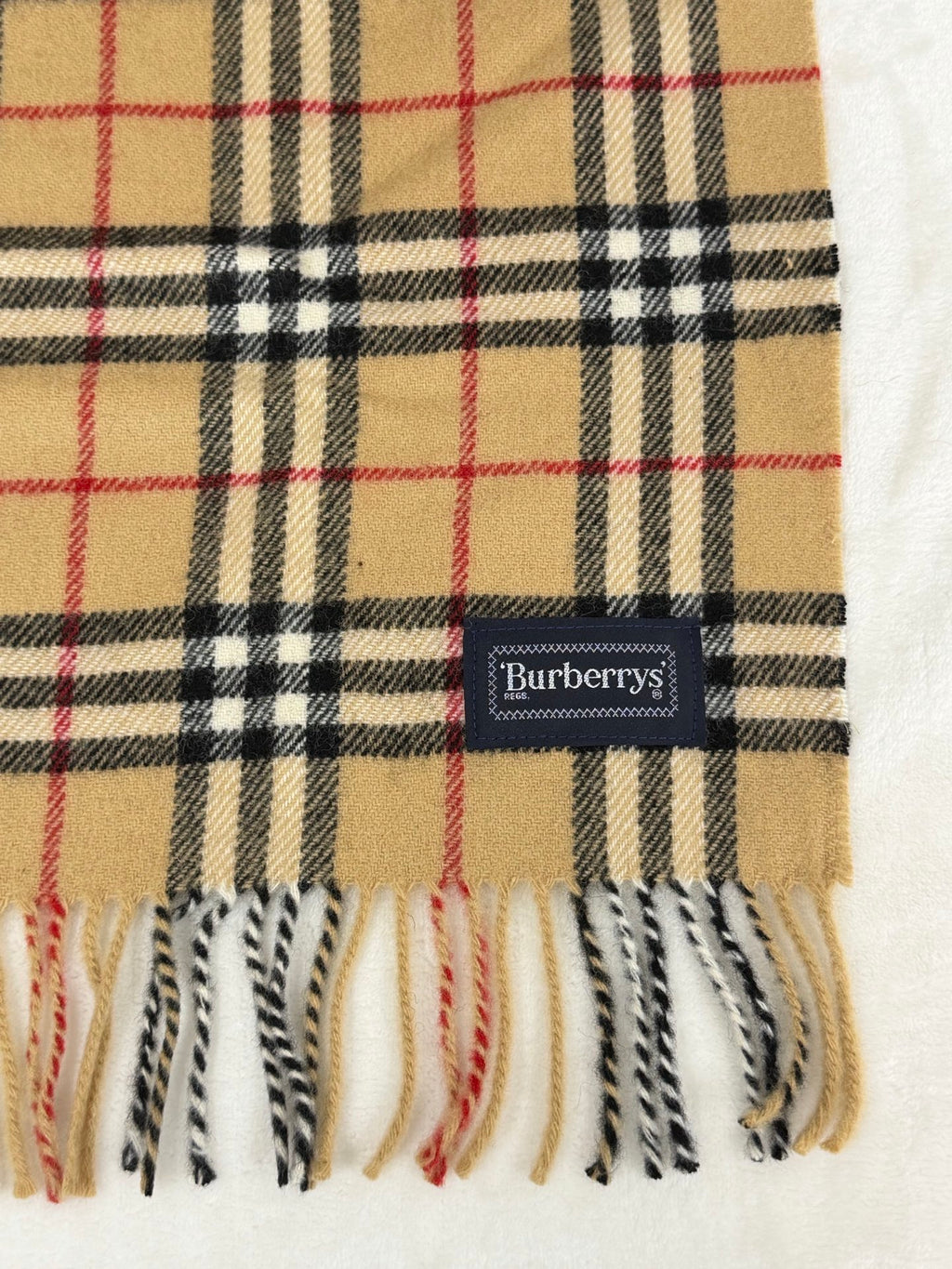 BURBERRY Check Pattern Scarf