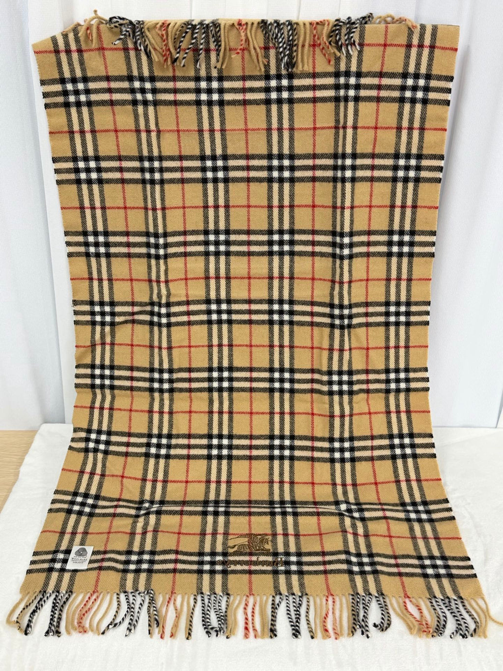 BURBERRY Check Pattern Scarf