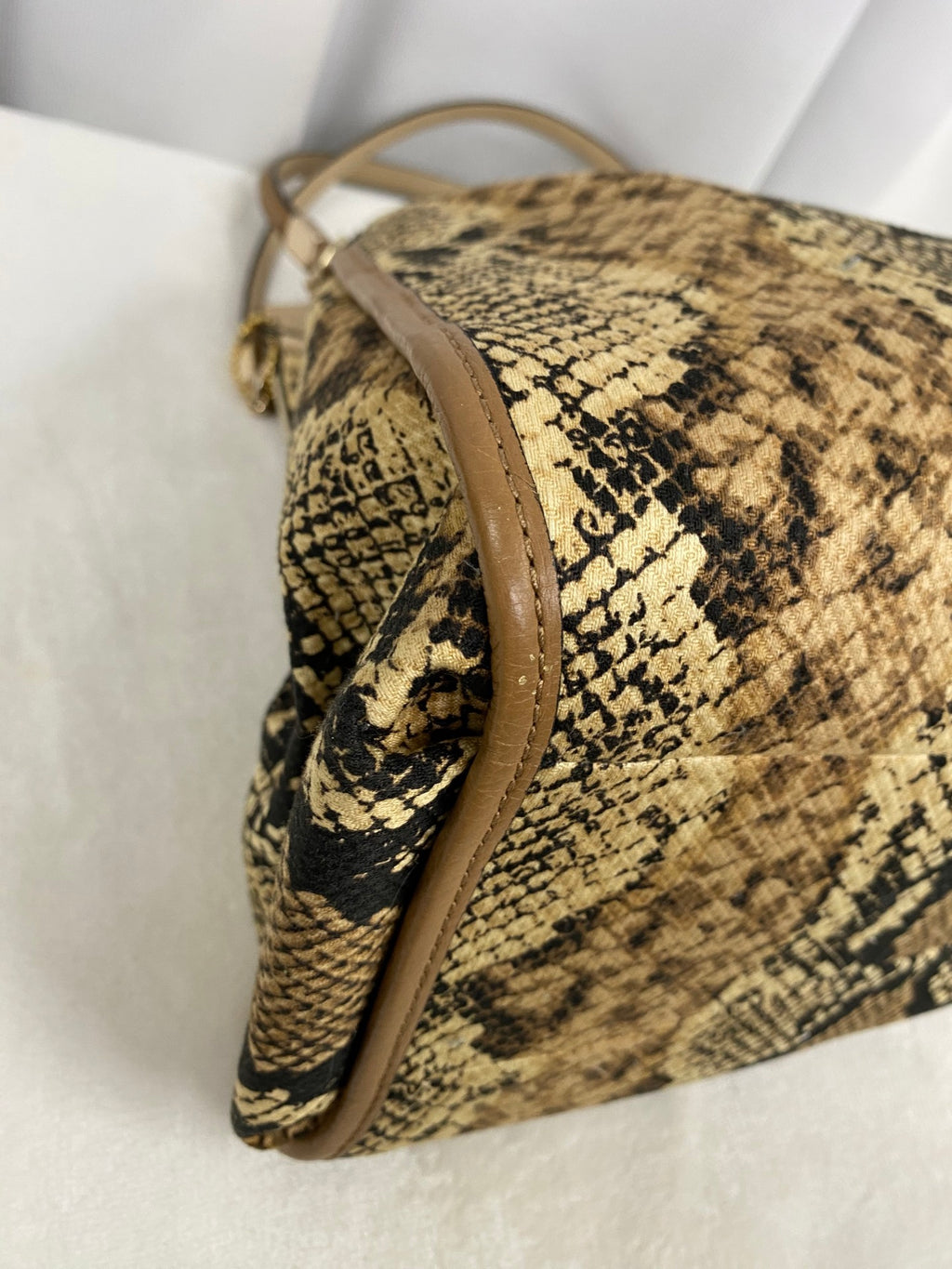 COACH Snake-embossed Hobo Shoulderbag