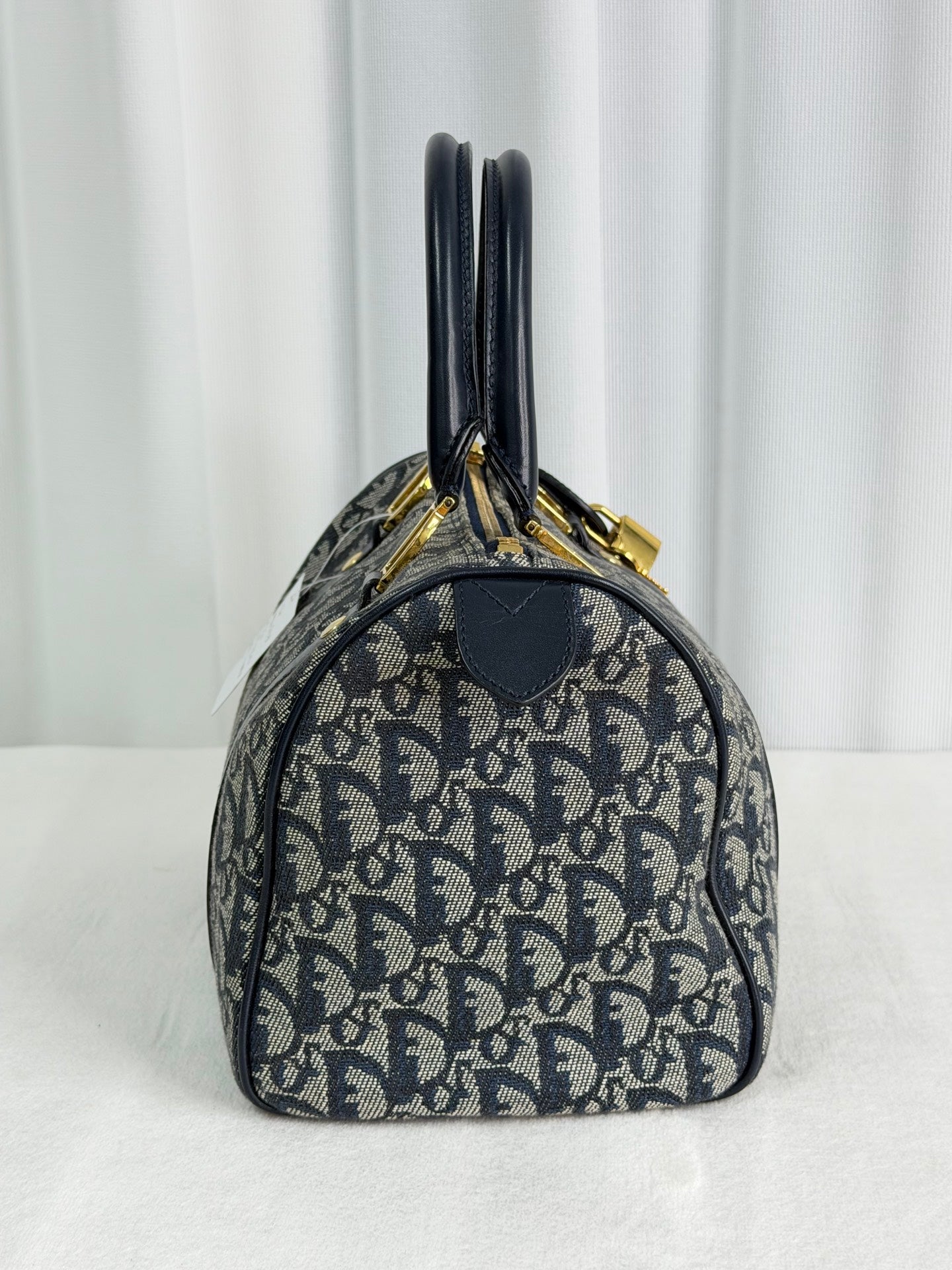 CHRISTIAN DIOR Oblique Boston Handbag