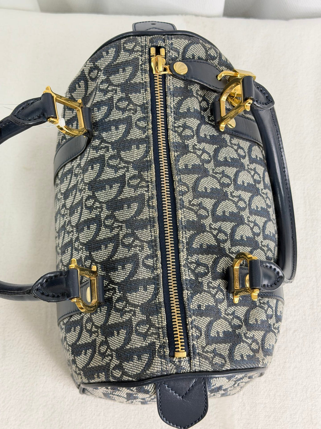CHRISTIAN DIOR Oblique Boston Handbag