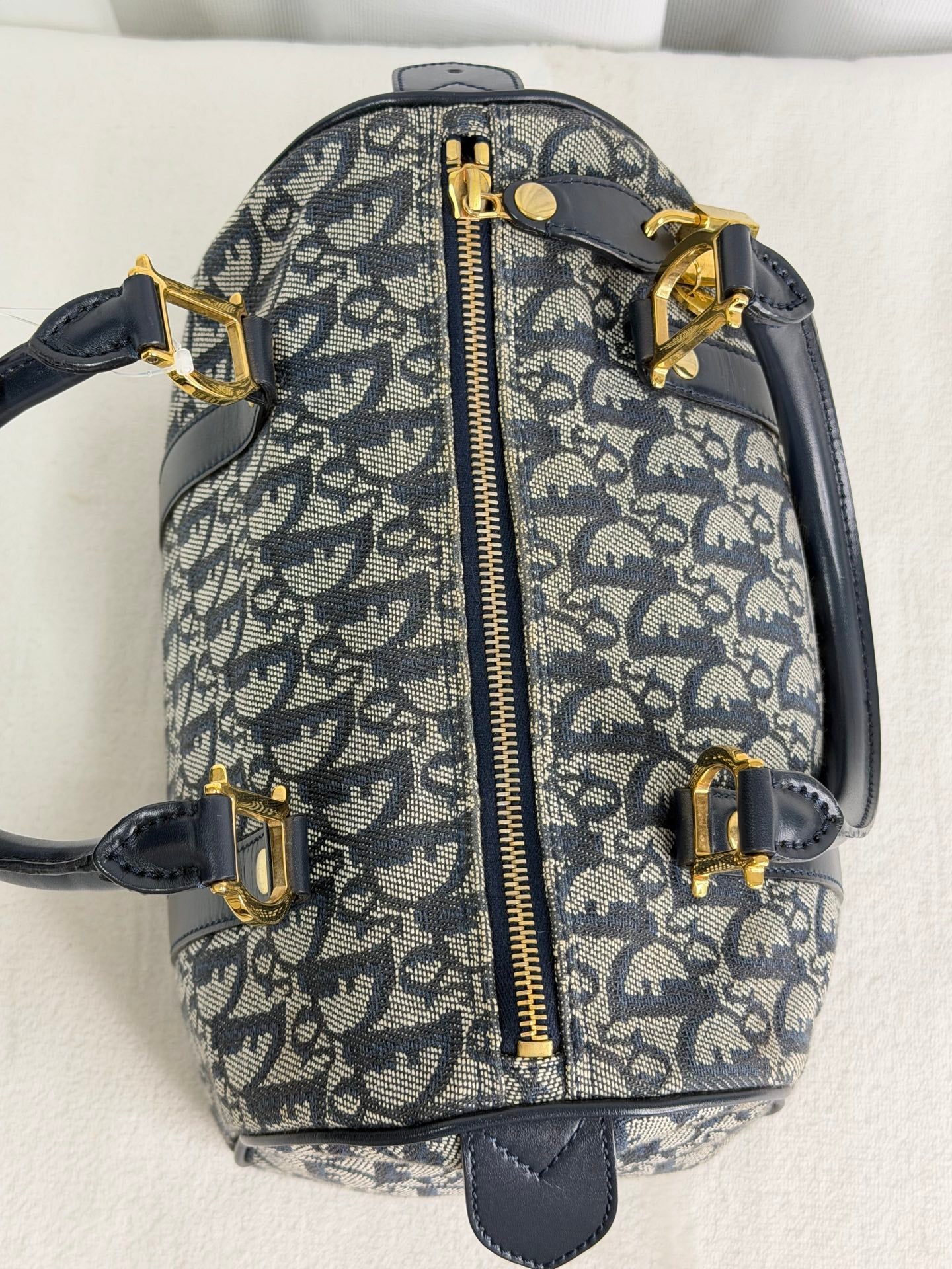 CHRISTIAN DIOR Oblique Boston Handbag