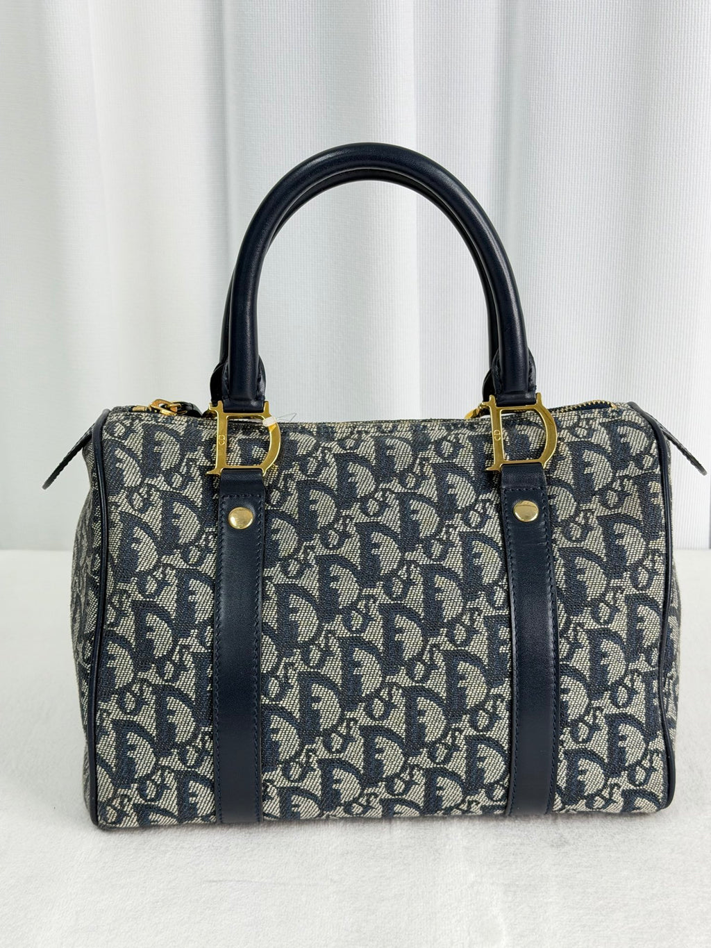 CHRISTIAN DIOR Oblique Boston Handbag