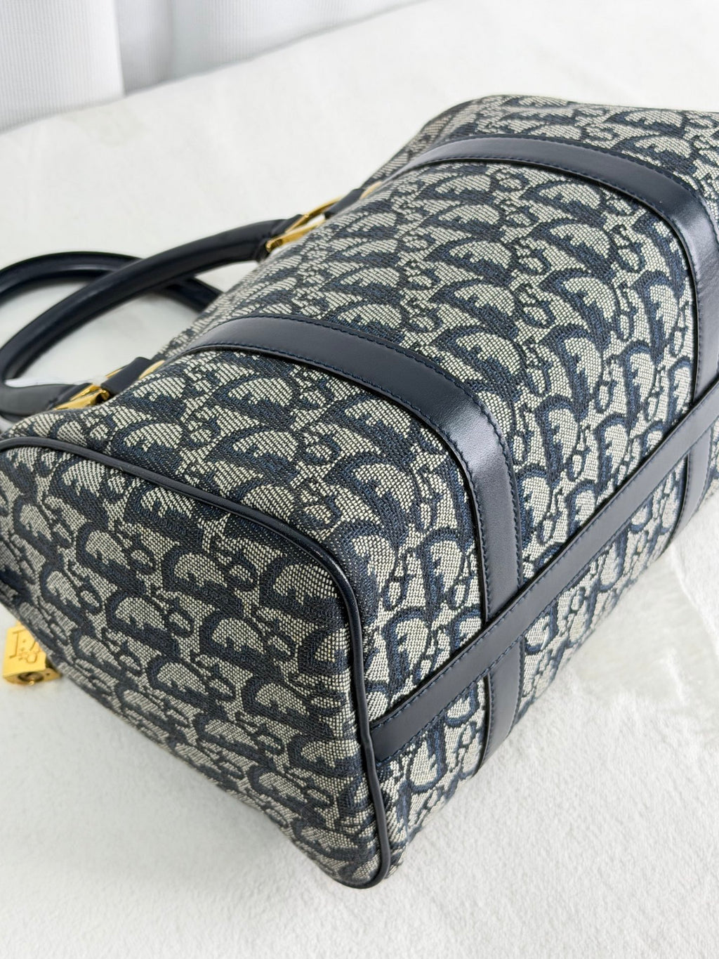 CHRISTIAN DIOR Oblique Boston Handbag