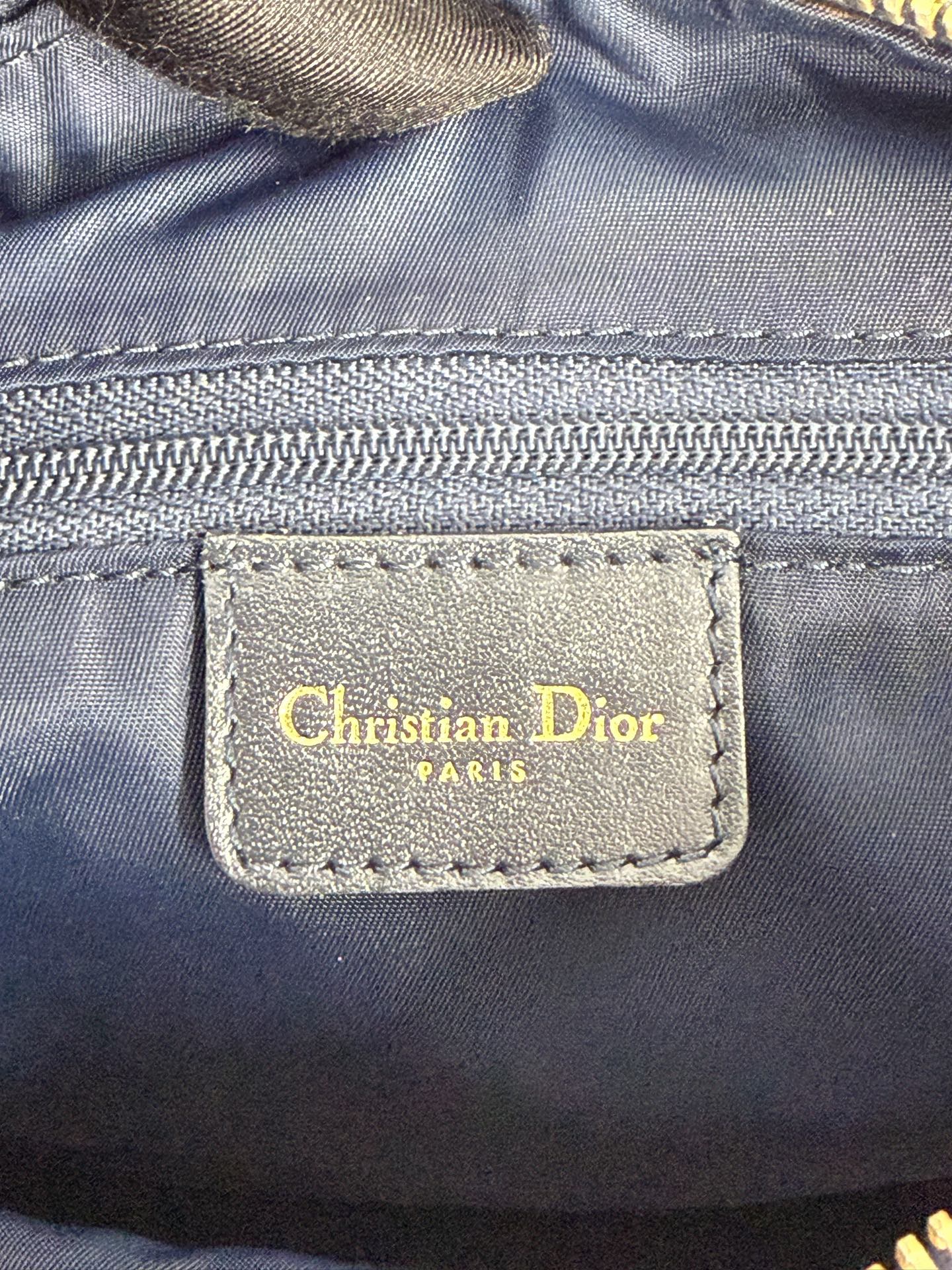 CHRISTIAN DIOR Oblique Boston Handbag