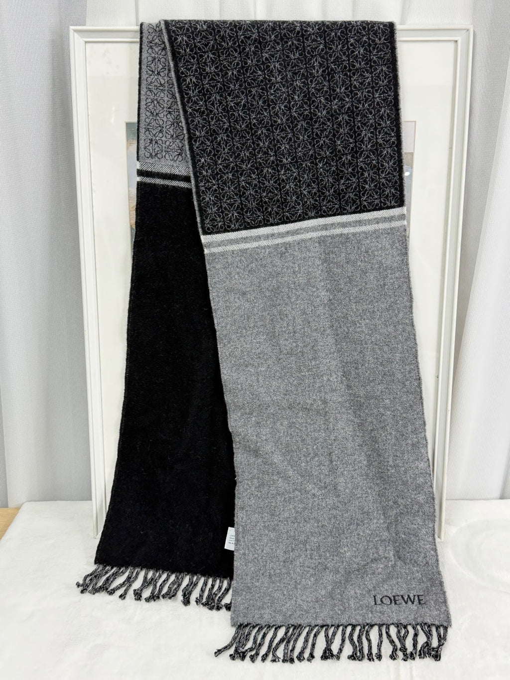 LOEWE Double Color Cashmere  Scarf