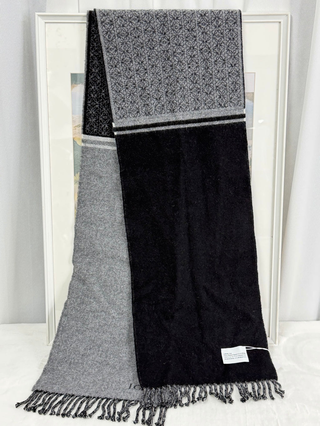 LOEWE Double Color Cashmere  Scarf