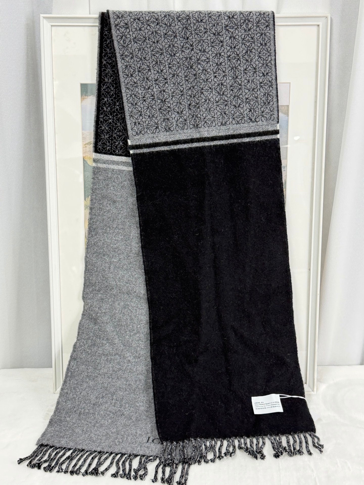 LOEWE Double Color Cashmere  Scarf